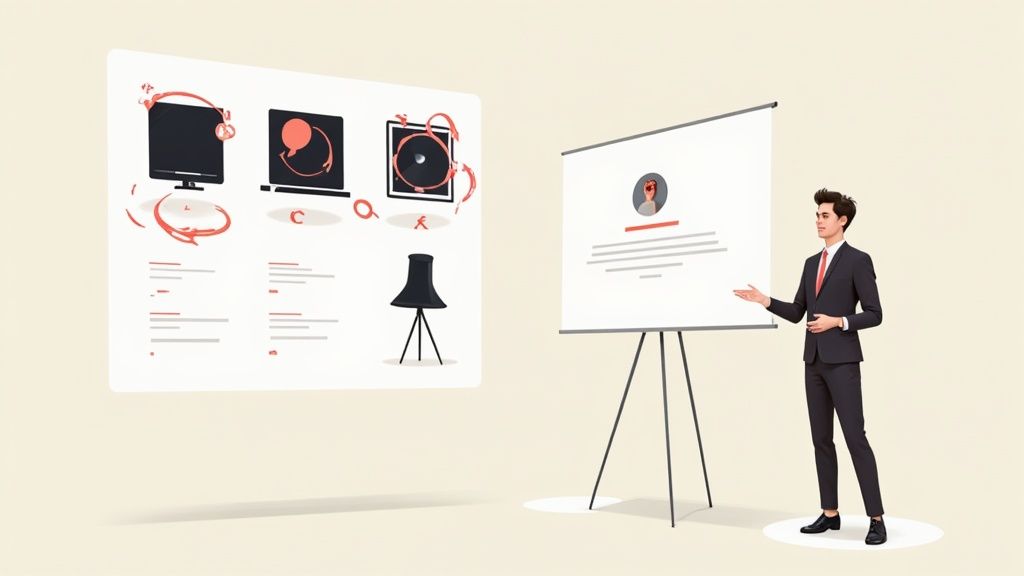 A person looking at their laptop screen with a frustrated expression, representing common tech problems.