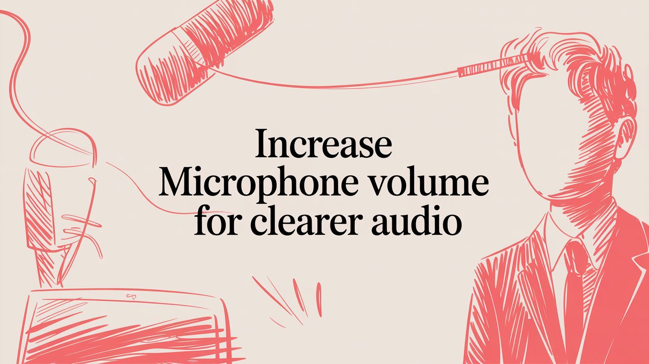 Increase Microphone Volume for Clearer Audio