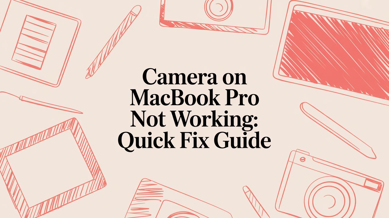 Camera on Macbook Pro not working? Here's a quick fix guide