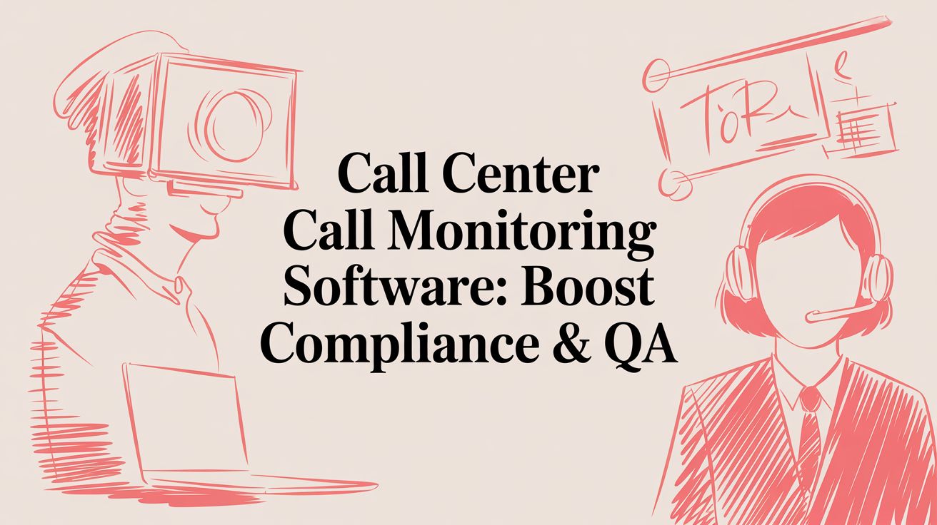 Call Center Call Monitoring Software: Boost Compliance & QA