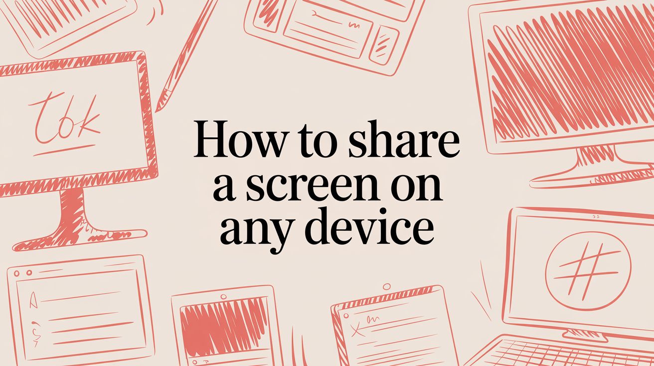 How to Share a Screen on Any Device