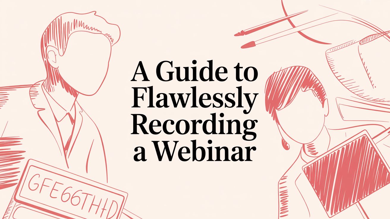 A Guide to Flawlessly Recording a Webinar