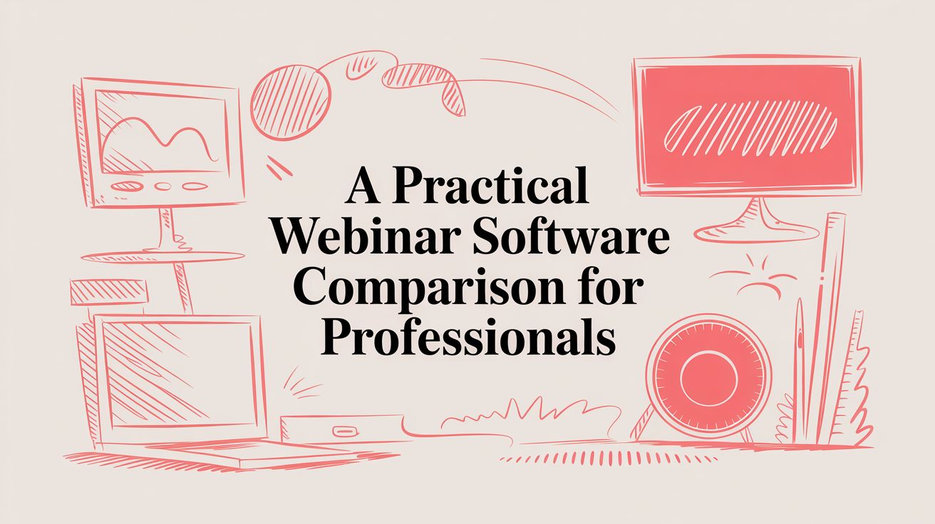 A Practical Webinar Software Comparison for Professionals