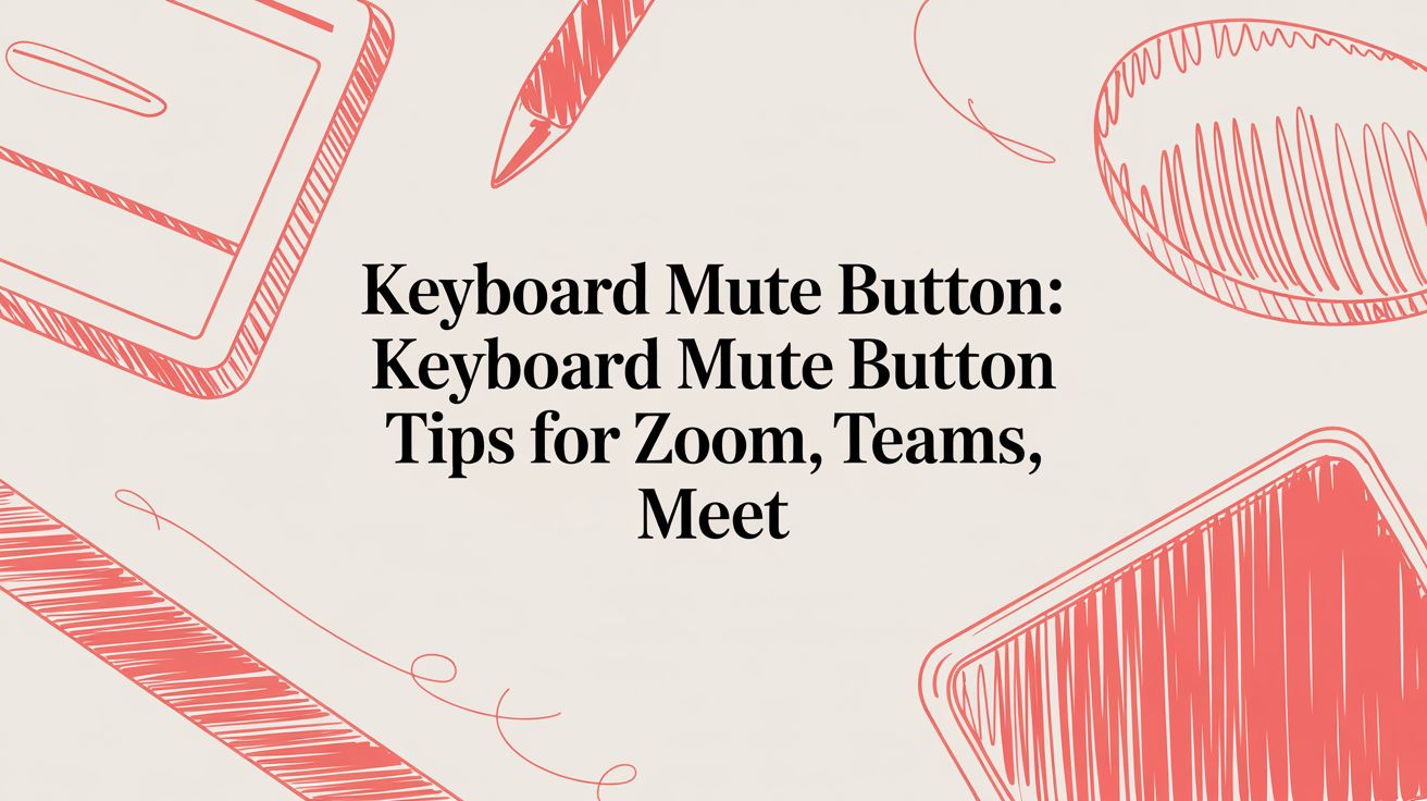 How to Set Up a Keyboard Mute Button for Zoom, Teams & Meet