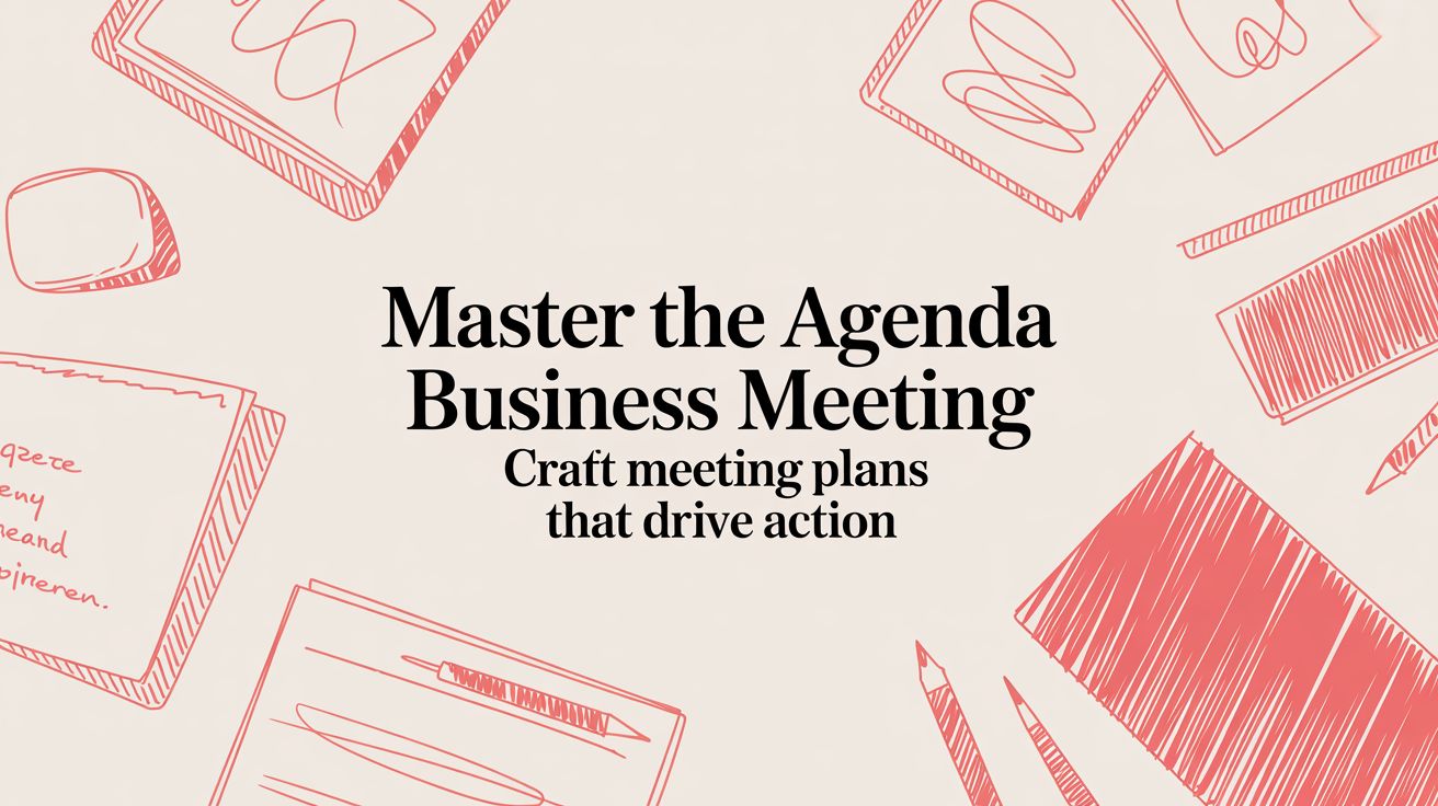 Master the Agenda for Business Meetings: Craft Plans That Drive Action