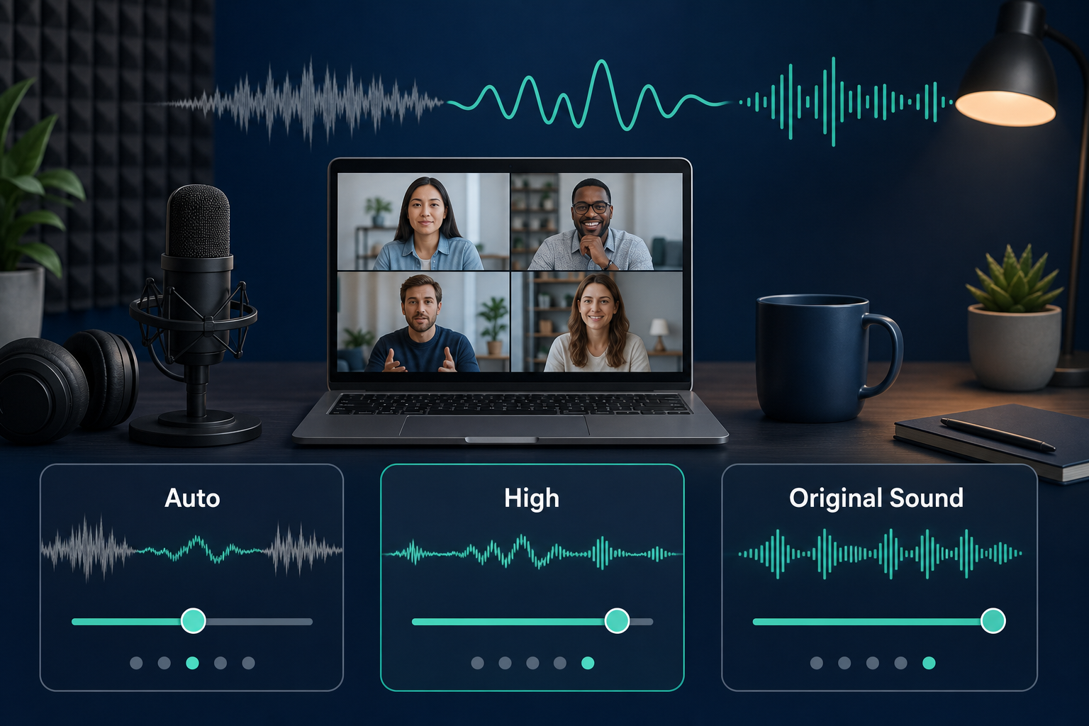 Zoom noise suppression settings: host audio runbook